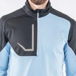 Galvingreen Galvin Green Daxton Insula Golf Pullover -Golf Sweaters Sales Galvin Green AW22 DAXTON G124267 BLUE BELL BLACK WHITE Model 6