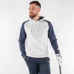 Galvingreen Galvin Green Devlin Insula Golf Hoodie 12 Galvingreen Galvin Green Devlin Insula Golf Hoodie -Golf Sweaters Sales Galvin Green AW22 DEVLIN HOODED G134273 COOL GREY NAVY Model 1