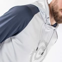 Galvingreen Galvin Green Devlin Insula Golf Hoodie 13 Galvingreen Galvin Green Devlin Insula Golf Hoodie -Golf Sweaters Sales Galvin Green AW22 DEVLIN HOODED G134273 COOL GREY NAVY Model 2