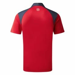 Galvingreen Galvin Green Mapping Golf Polo Shirt 8 Galvingreen Galvin Green Mapping Golf Polo Shirt -Golf Sweaters Sales Galvin Green AW22 Mapping Polo Shirt G136423 SHGAL575 M Red Navy White Back