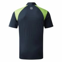 Galvingreen Galvin Green Mapping Golf Polo Shirt -Golf Sweaters Sales Galvin Green AW22 Mapping Polo Shirt G136438 SHGAL576 M Navy Lime White back