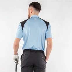 Galvingreen Galvin Green Mapping Golf Polo Shirt -Golf Sweaters Sales Galvin Green AW22 Mapping Polo Shirt G136467 SHGAL577 L Bluebell Black White Model 3