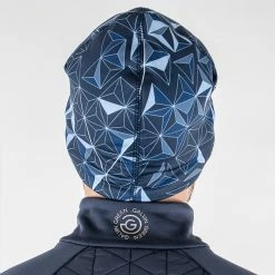 Galvingreen Galvin Green Dikran Insula Golf Beanie 5 Galvingreen Galvin Green Dikran Insula Golf Beanie -Golf Sweaters Sales Galvin Green Galvin Green Dikran Hat Navy Blue Bell White 3