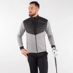 Galvingreen Galvin Green Damian Insula Golf Jacket 9 Galvingreen Galvin Green Damian Insula Golf Jacket -Golf Sweaters Sales Galvin Green SS22 Damian Full Zip Insula Sweater G124107 Code SWGAL348 M Sharkskin Black Model 1