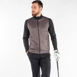 Galvingreen Galvin Green Dane Insula Golf Jacket -Golf Sweaters Sales Galvin Green SS22 Dane Insula Full Zip Jacket G125077 Code SWGAL359 M Sharkskin Black Model 1
