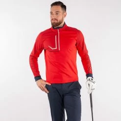 Galvingreen Galvin Green Daxton Insula Golf Pullover -Golf Sweaters Sales Galvin Green SS22 Daxton Insula Half Zip Pullover G124223 Code SWGAL352 M Red Navy White Model 1