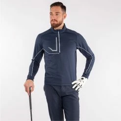 Galvingreen Galvin Green Daxton Insula Golf Pullover 9 Galvingreen Galvin Green Daxton Insula Golf Pullover -Golf Sweaters Sales Galvin Green SS22 Daxton Insula Half Zip Pullover G124231 Code SWGAL353 M Navy Ensign Blue White Model 1