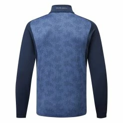 Galvingreen Galvin Green Dason Insula Golf Jacket 5 Galvingreen Galvin Green Dason Insula Golf Jacket -Golf Sweaters Sales Galvin Green SS22 Dason Insula Full Zip Jacket G134003 SWGAL376 S Ensign blue Navy Back
