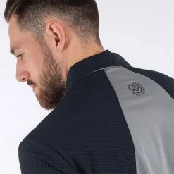 Galvingreen Galvin Green Massimo Golf Polo Shirt -Golf Sweaters Sales Galvin Green SS22 Massimo Polo Shirt G127307 Code SHGAL555 M Sharkskin Black Model 2