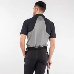 Galvingreen Galvin Green Massimo Golf Polo Shirt -Golf Sweaters Sales Galvin Green SS22 Massimo Polo Shirt G127307 Code SHGAL555 M Sharkskin Black Model 3
