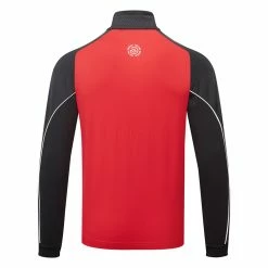 Galvingreen Galvin Green Daxton Insula Golf Pullover -Golf Sweaters Sales Galvin Green SS23 Daxton 1 4 Zip Sweater G124227 SWGAL383 S Red Forged Iron White Back