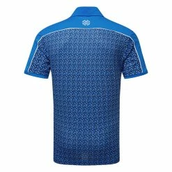 Galvingreen Galvin Green Millard Golf Polo Shirt -Golf Sweaters Sales Galvin Green SS23 Millard Polo Shirt G137363 SHGAL607 S Blue Navy White Back