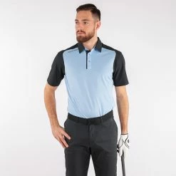 Galvingreen Galvin Green Massimo Golf Polo Shirt -Golf Sweaters Sales Galvin Green Massimo Golf Polo Shirt Blue Bell Black G127367 SHGAL579 Model 1