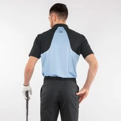 Galvingreen Galvin Green Massimo Golf Polo Shirt -Golf Sweaters Sales Galvin Green Massimo Golf Polo Shirt Blue Bell Black G127367 SHGAL579 Model 3