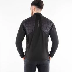 Galvingreen Galvin Green Damian Insula Golf Jacket -Golf Sweaters Sales Galvin Green AW21 Damian Full Zip Insula Sweater G1124177 Code SWGAL335 Black Model 3