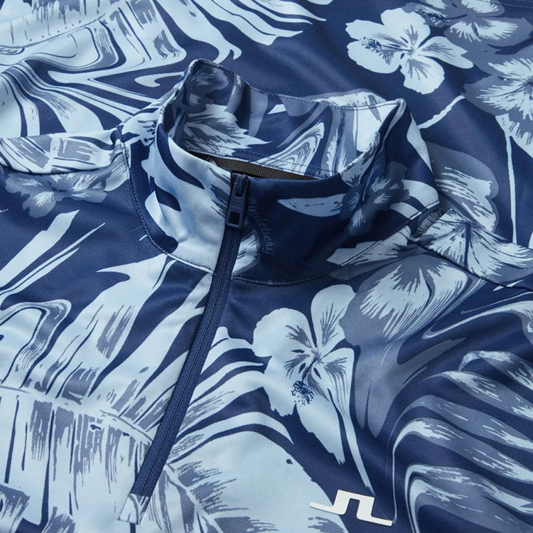 Jlindeberg J.Lindeberg Emanuel Print 1/4 Zip Golf Sweater 2 Jlindeberg J.Lindeberg Emanuel Print 1/4 Zip Golf Sweater - Image 2