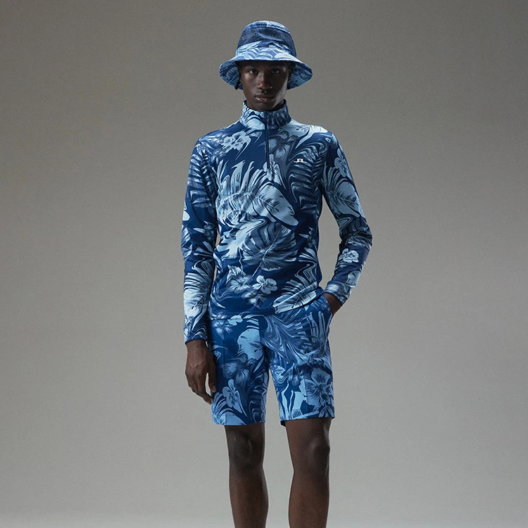 Jlindeberg J.Lindeberg Emanuel Print 1/4 Zip Golf Sweater 4 Jlindeberg J.Lindeberg Emanuel Print 1/4 Zip Golf Sweater - Image 4