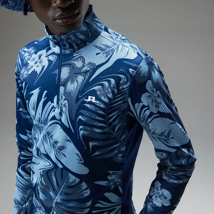 Jlindeberg J.Lindeberg Emanuel Print 1/4 Zip Golf Sweater 5 Jlindeberg J.Lindeberg Emanuel Print 1/4 Zip Golf Sweater - Image 5