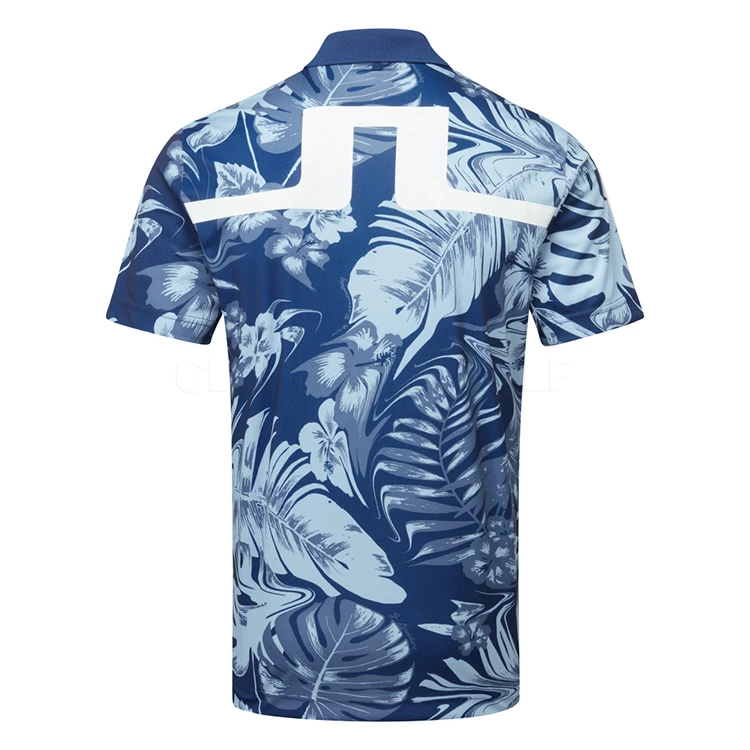 Jlindeberg J.Lindeberg Martin Print Golf Polo Shirt 3 Jlindeberg J.Lindeberg Martin Print Golf Polo Shirt - Image 3