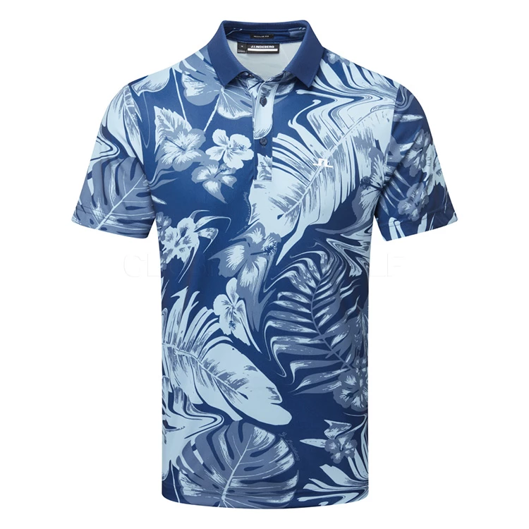 Jlindeberg J.Lindeberg Martin Print Golf Polo Shirt 1 Jlindeberg J.Lindeberg Martin Print Golf Polo Shirt