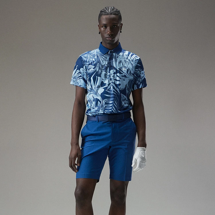 Jlindeberg J.Lindeberg Martin Print Golf Polo Shirt 4 Jlindeberg J.Lindeberg Martin Print Golf Polo Shirt - Image 4