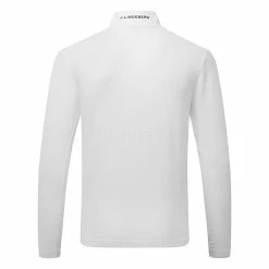 Jlindeberg J.Lindeberg Luke 1/2 Zip Golf Sweater -Golf Sweaters Sales J.Lindeberg SS22 Luke Half Zip Mid Layer GMJS06340 0000 Code SWLIN044 M White Black Back