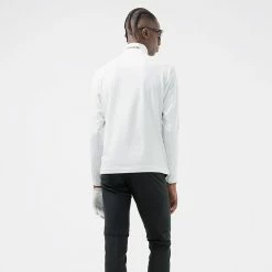 Jlindeberg J.Lindeberg Luke 1/2 Zip Golf Sweater -Golf Sweaters Sales J.Lindeberg SS22 Luke Half Zip Mid Layer GMJS06340 0000 Code SWLIN044 M White Black model 3