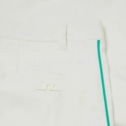Jlindeberg J.Lindeberg Rick Cuff Jogger Golf Trouser -Golf Sweaters Sales J.Lindeberg SS22 Rick Golf Trouser White GMPA06302 0000 Code TRLIN026 34 W 32 Leg Detail
