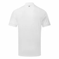 Jlindeberg J.Lindeberg Tour Tech Golf Polo Shirt -Golf Sweaters Sales J.Lindeberg SS22 Tour Tech Reg Fit Golf Polo GMJT06337 0000 Code SHLIN065 M White Black Back
