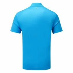 Jlindeberg J.Lindeberg Bridge Golf Polo Shirt -Golf Sweaters Sales J.Lindeberg SS23 Bridge Regular Fit Polo GMJT07619 0715 SHLIN184 Brilliant BlueHigh Rise Back