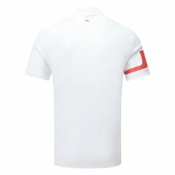 Jlindeberg J.Lindeberg Heath Golf Polo Shirt 5 Jlindeberg J.Lindeberg Heath Golf Polo Shirt -Golf Sweaters Sales J.Lindeberg SS23 Heath Regular Fit Polo GMJT07621 G135 SHLIN174 Fiery Red White Back