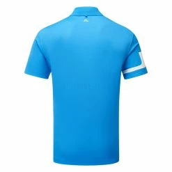 Jlindeberg J.Lindeberg Heath Golf Polo Shirt 5 Jlindeberg J.Lindeberg Heath Golf Polo Shirt -Golf Sweaters Sales J.Lindeberg SS23 Heath Regular Fit Polo GMJT07621 O175 SHLIN172 Brilliant BlueWhite Back