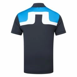 Jlindeberg J.Lindeberg Jeff Golf Polo Shirt -Golf Sweaters Sales J.Lindeberg SS23 Jeff Regular Fit Polo GMJT07620 6855 SHLIN180 JL Navy Back