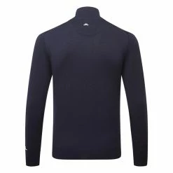 Jlindeberg J.Lindeberg Kian 1/4 Zip Golf Sweater -Golf Sweaters Sales J.Lindeberg SS23 Kian Zipped Sweater GMKW06357 6855 SWLIN098 Back