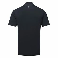 Jlindeberg J.Lindeberg Lowell Golf Polo Shirt -Golf Sweaters Sales J.Lindeberg SS23 Lowell Slim Fit Polo GMJT07524 6855 SHLIN191 JL NavyWhite Back