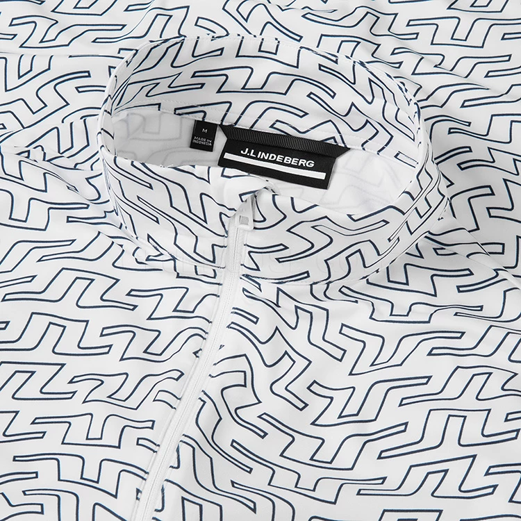 Jlindeberg J.Lindeberg Luke Print 1/2 Zip Golf Sweater 2 Jlindeberg J.Lindeberg Luke Print 1/2 Zip Golf Sweater - Image 2