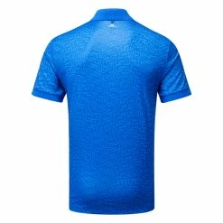 Jlindeberg J.Lindeberg Tour Tech Print Golf Polo Shirt -Golf Sweaters Sales J.Lindeberg SS23 Tour Tech Reg Fit Print Polo GMJT07644 0477 SHLIN169 Back