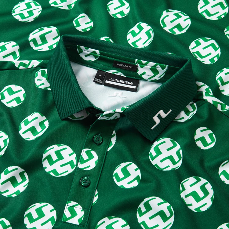 Jlindeberg J.Lindeberg Tour Tech Print Golf Polo Shirt 2 Jlindeberg J.Lindeberg Tour Tech Print Golf Polo Shirt - Image 2