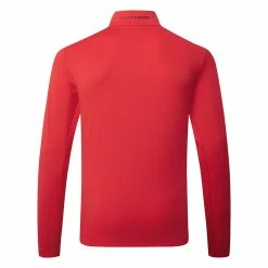 Jlindeberg J.Lindeberg Luke 1/2 Zip Golf Sweater 5 Jlindeberg J.Lindeberg Luke 1/2 Zip Golf Sweater -Golf Sweaters Sales J.Lindeberg AMJS06731 G131 M Luke Half Zip Mid Layer SWLIN076 Barbados Cherry Back