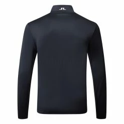 Jlindeberg J.Lindeberg Bran 1/2 Zip Golf Sweater -Golf Sweaters Sales J.Lindeberg GMJS08145 6855 M Bran Mid Layer UK SMU JL Navy SWLIN090 Back