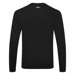 Jlindeberg J.Lindeberg Gus Golf Sweater 5 Jlindeberg J.Lindeberg Gus Golf Sweater -Golf Sweaters Sales J.Lindeberg Gus Knitted Sweater AMKW07285 9999 M Black SWLIN096 Back