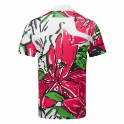 Jlindeberg J.Lindeberg Tour Collection KV Golf Polo Shirt -Golf Sweaters Sales J.Lindeberg SS23 KV Golf Polo GMJT08555 Q113 Azalea Back