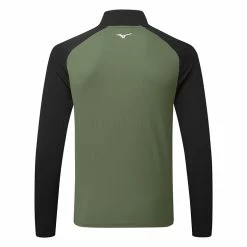 Mizuno Winter Breeze Bloc 1/4 Zip Golf Sweater 5 Mizuno Winter Breeze Bloc 1/4 Zip Golf Sweater -Golf Sweaters Sales Mizuno AW22 Winter Breeze Bloc 1 4 Zip 52GA2504 39 SWMIZ047 L Olive Black Back