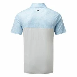 Mizuno Quick Dry Hazard ST Golf Polo Shirt -Golf Sweaters Sales Mizuno SS22 Quick Dry Hazard ST Polo 52GA2008 19 Code SHMIZ133 M Light Blue Back