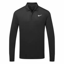 Nike Dry Victory Solid Long Sleeve Golf Polo Shirt