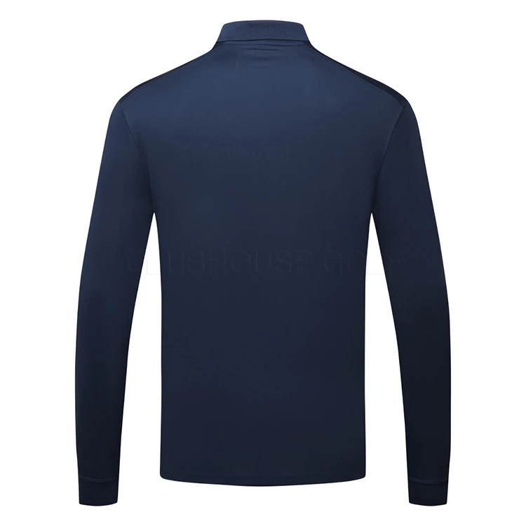 Nike Dry Victory Solid Long Sleeve Golf Polo Shirt 3 Nike Dry Victory Solid Long Sleeve Golf Polo Shirt - Image 3