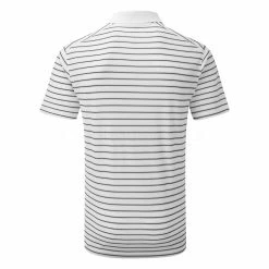 Nike Dry Victory Stripe Golf Polo Shirt -Golf Sweaters Sales Nike SS22 Dry Victory Stripe Golf Polo Shirt DH0829 100 M White Black back