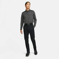 Nike Dry UV Chino Slim Golf Pants -Golf Sweaters Sales Nike SS21 UV Chino Trousers DA4130 010 Code TRNIK134 Black Model 3