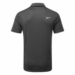 Nike Dry Tour Jacquard Golf Polo Shirt -Golf Sweaters Sales Nike SS23 Dry Tour Jacquard Polo DR5303 060 SHNIK842 S Anthracite White Back