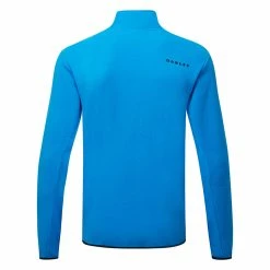 Oakley Maple Ridge 1/2 Zip Fleece Golf Pullover -Golf Sweaters Sales Oakley SS22 Maple Ridge 1 2 Zip Fleece Sweater FOA403801 9NB Code SWOAK095 M Nuclear Blue Back